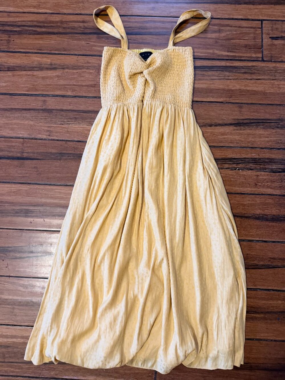 Hatch Maternity "Gemma" Dress Yellow, Size 1/S